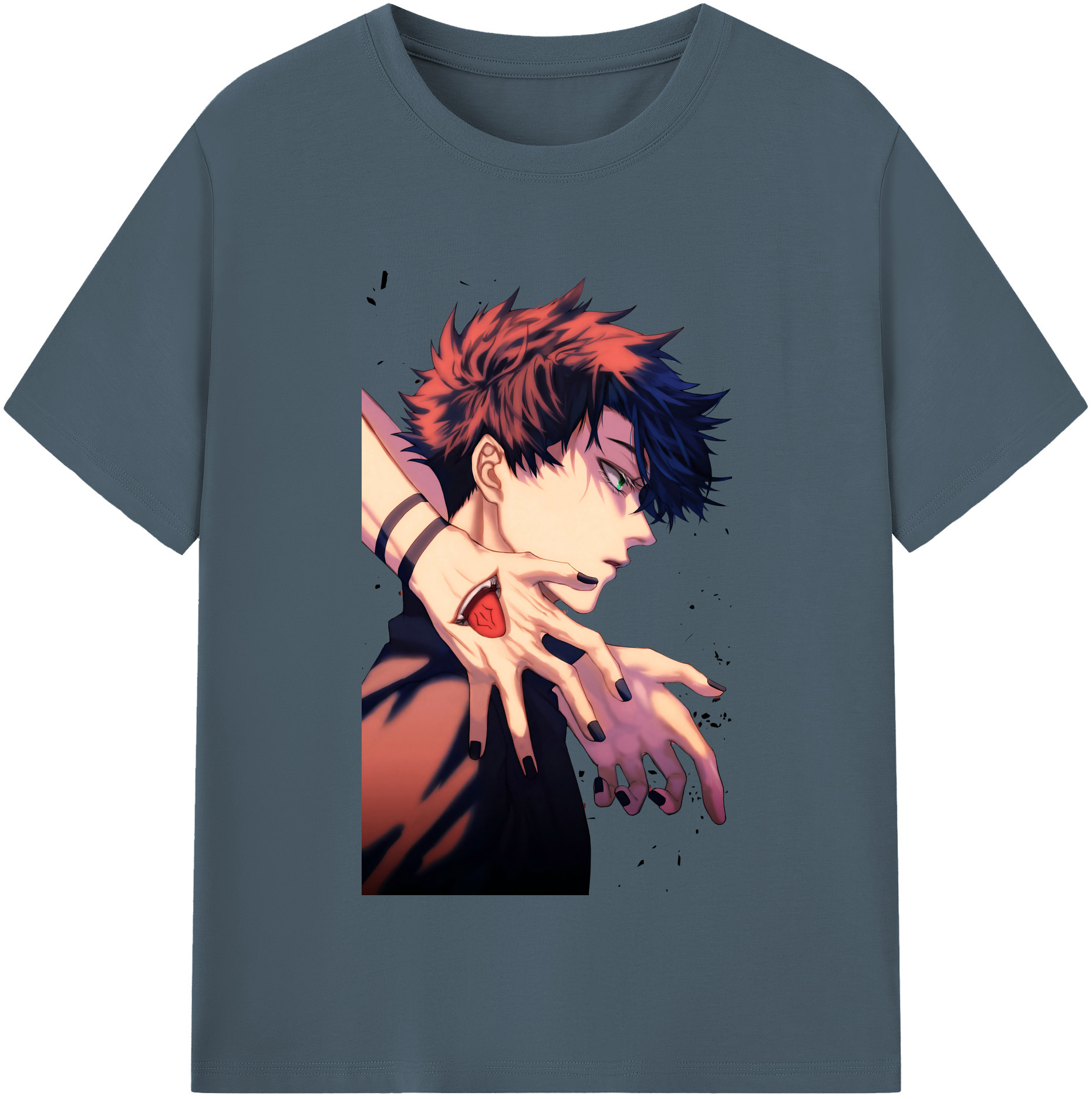（画像用） 呪術廻戦 Jujutsu Kaisen 綿100％半袖Tシャツ（フロントプリント）